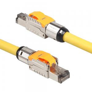 China Field Terminated Cat 7 STP Cable , RJ45 8P8C Network Modular Plug Cat 7 Patch Cable on sale