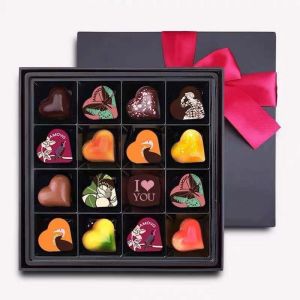Buy cheap Chocolate gift packaging box with dividers and Custom Pantone Design product