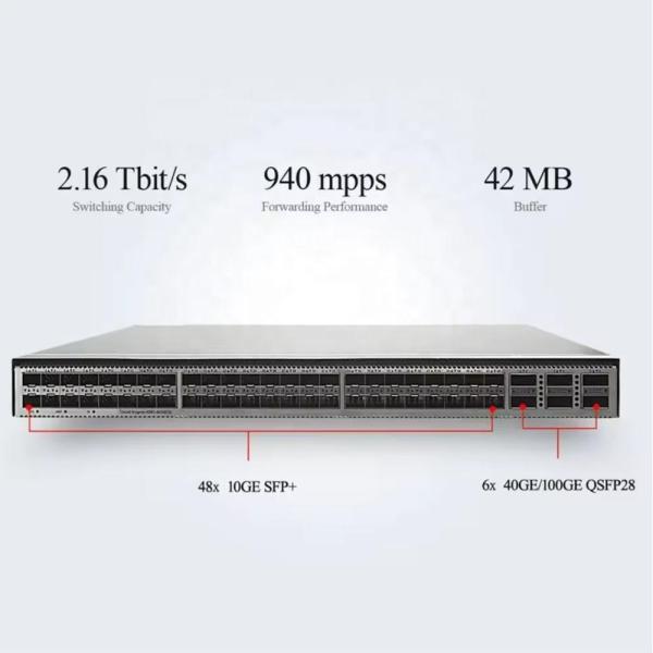 Switch CE6881-48S6CQ 10g Capacity and Full-Duplex Half-Duplex Communication for Gigabit Network Access