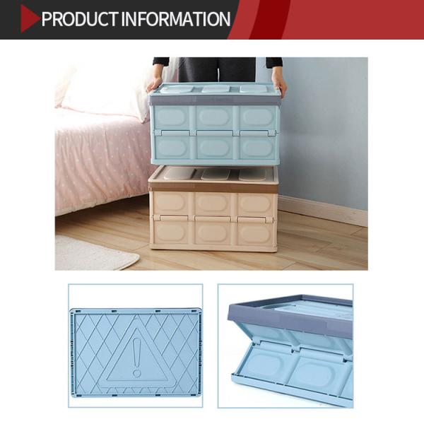 ODM Dustproof Folding Plastic Containers , Practical Collapsible Plastic Storage Box