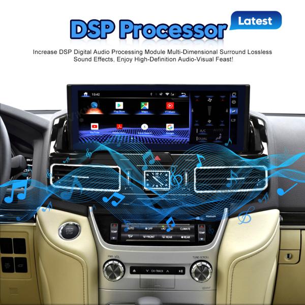 12.3inch Android Carplay Car radio For Toyota land Cruiser LC200 Multimedia Player Stereo Android GPS Navigation Carplay