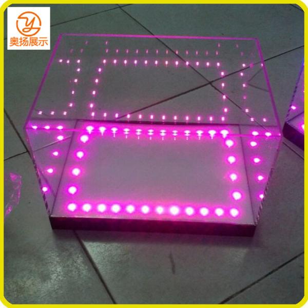 New design customized LED acrylic ice bucket for the wine in the pub