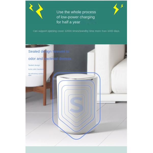 Automatic Clamshell Garbage Sorting Home Office Kitchen Bathroom Smart Sensor Trash Can