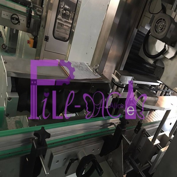 Double Head Stretch Sleeve Applicator Machine PLC Programmable Control