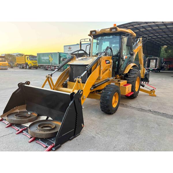 100% New Second Hand Wheel Cat 420 Loader Excavator Digger 4*4 Cat Backhoe Loader Used