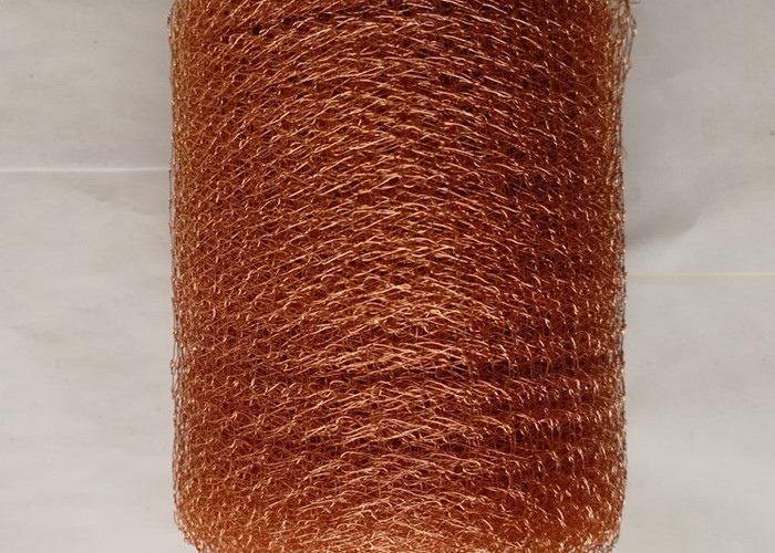 Buy cheap Reusable Knitted Copper Cleaning Mesh Width 400mm 30m Length product