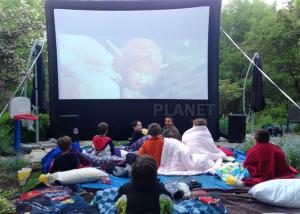 Buy cheap Portable Inflatable Movie Screen , Customized Size Inflatable Cinema Screen product