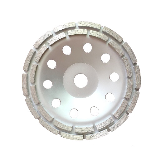 Double Row Diamond Cup Wheel , Durable Metal Bond Diamond Wheel