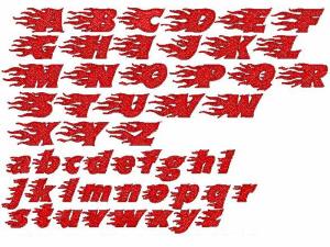Buy cheap Embroidery fonts Blazed95 product