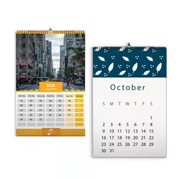 A2 A3 A4 Size Printable Desk Calendar Custom Large Size 4c Offset Printing