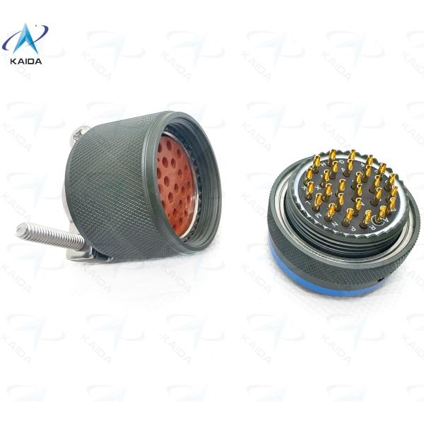 Connector Type Miniature Connector MIL-DTL-26482 Series Ⅰ Gender Plug With Straight Cable Clamp.MS3116F20-27PN