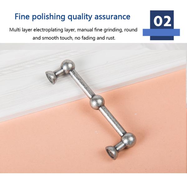Sphere 96mm Gold Cupboard Door Handles Dark Coffee