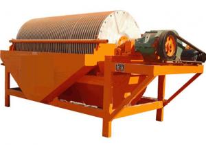 Buy cheap 20t/h 35r/Min Wet Drum Magnetic Separator Machine For Mineral Processing product
