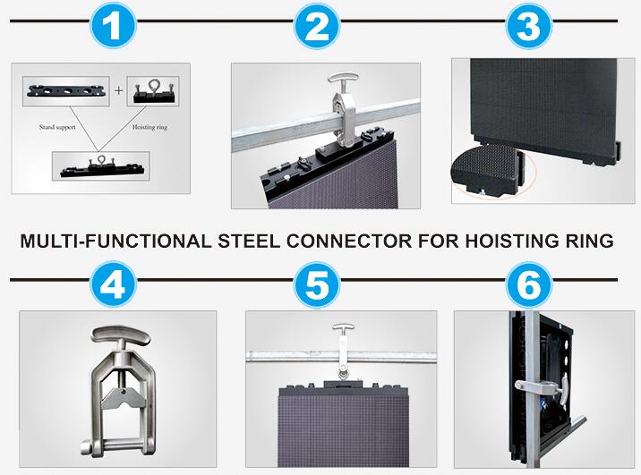Soft Flexible DIY LED Display Modules Multi Color 3D P6.6 / P8 / P10 10000 dots / ㎡