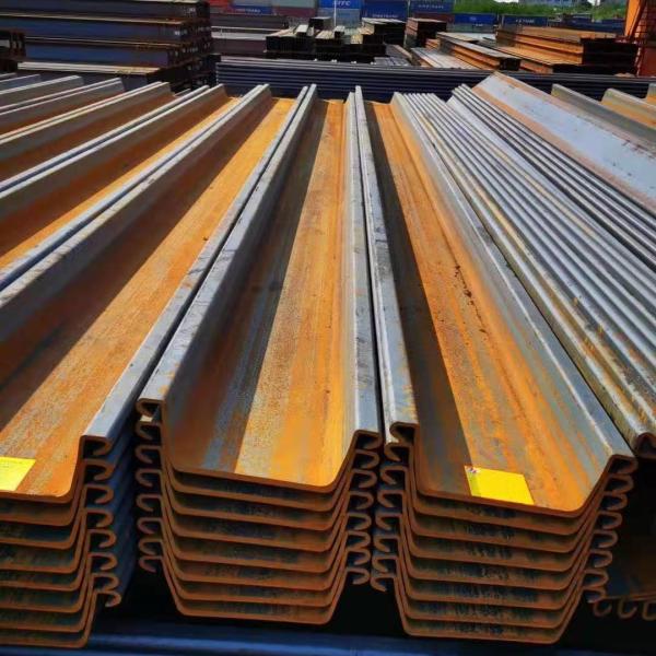 Q235 Q275 Q345 U Type Sheet Pile Type 2 400x100x10.5mm For Construction