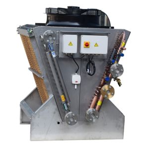 Buy cheap Adiabatic Cooling Pad Systems Hybrid Dry Air Cooler product