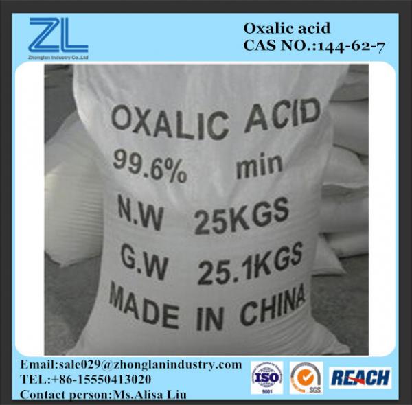 Quality 99.6%min oxalic Acid CAS No. 144-62-7 for sale