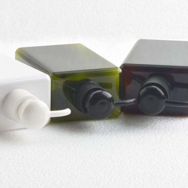 280ml Empty Lotion Bottle , Square Plastic Lotion Bottle Packaging Shampoo Usage