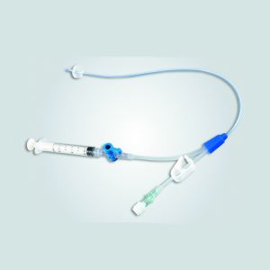 Buy cheap Medical 7Fr PTFE Coated Guidewire Disposable Silicone HSG Catheter Set product