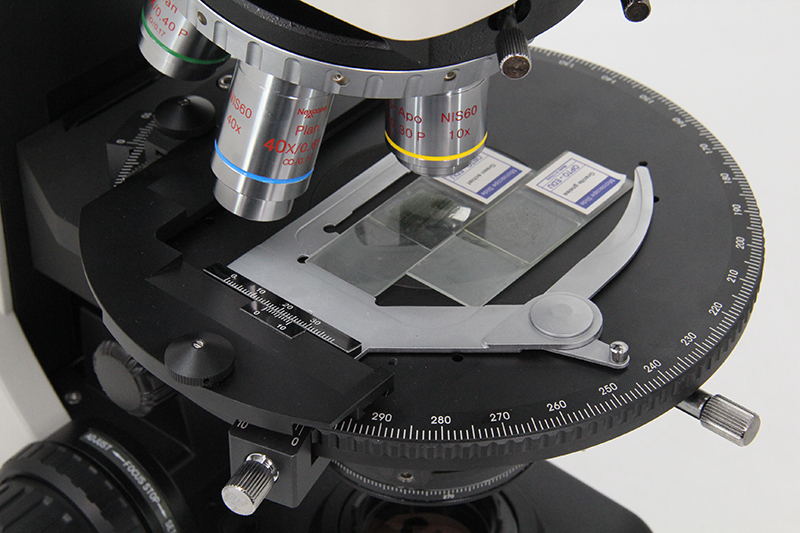OPTO-EDU A15.1091-T plm polarized light microscopy Manual Transmit 12V 100W Halogen Semi APO ECO