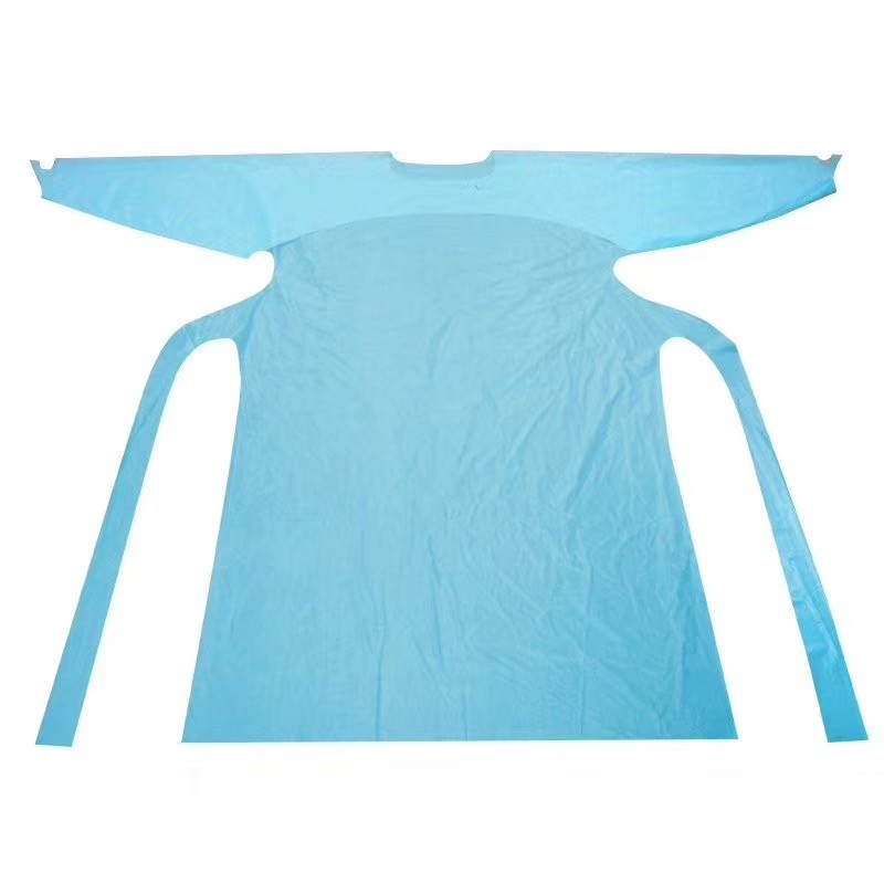 Buy cheap Breathable Antibacterial CPE Gowns Waterproof OEM Available Easy Wearing product