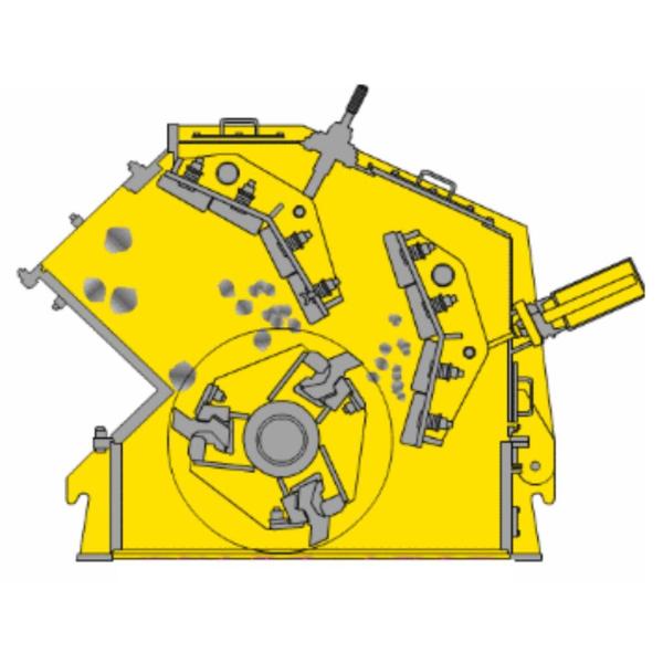 HSI Crusher Machine Horizontal Shaft Impact Crusher 55 To 75kw Secondary Crushing