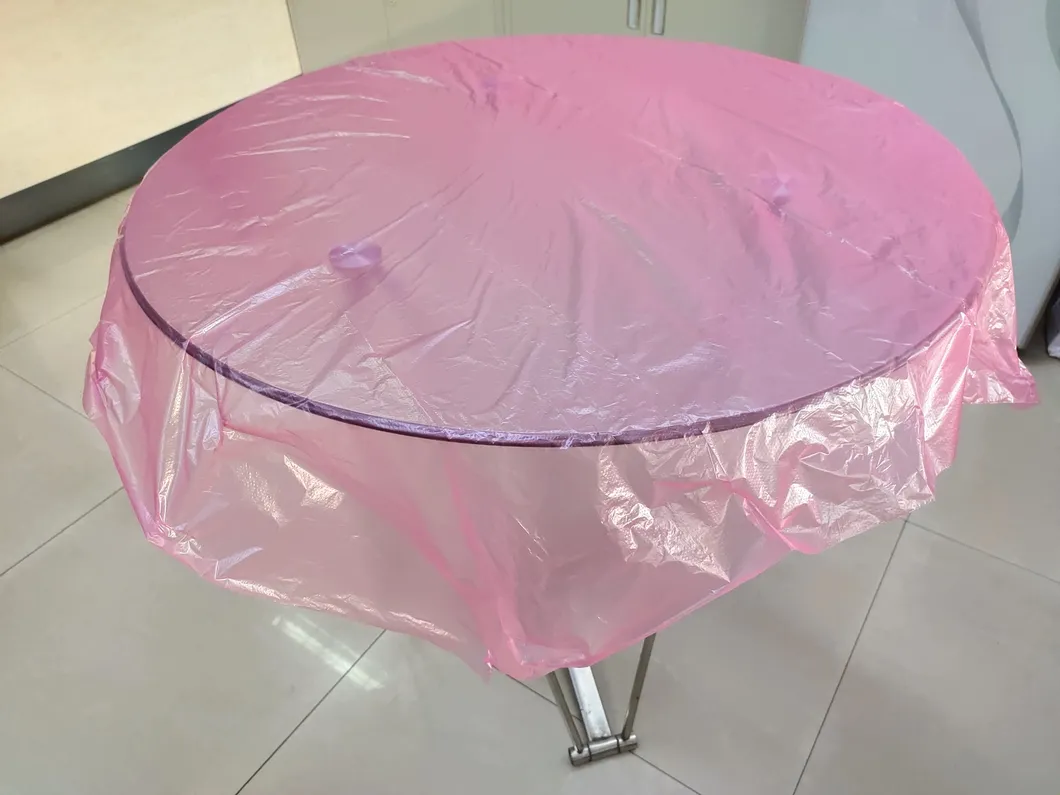 Plastic Disposable Table Cloths Covers, PE Material, Waterproof, Rectangular Heavy Duty, Custom Sizes Available, Pack of 10