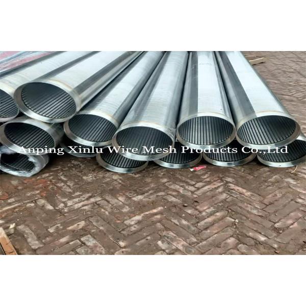 Corrosion Resistant 304L 316L Metal Mesh Screen Pipe Threaded Wedge Wire Tube 10ft Length