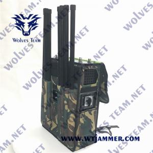 Buy cheap 6 Bands Backpack Signal Jammer GSM 80 Watt Portable Signal Jammer For Army product