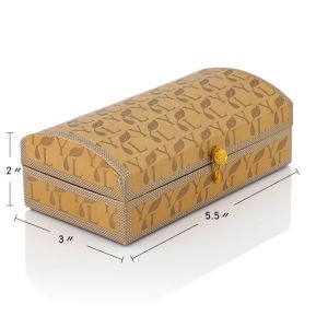 Customized Recycled Folding Gold Paper Box Packaging, Foldable Rigid Magnetic