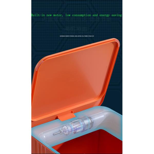 Large Color Automatic Induction Smart Plastic Trash Can for Household Kitchen with Lid