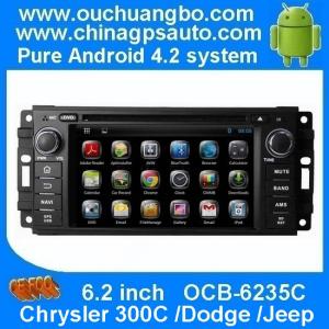 China Ouchuangbo Chrysler 300C /Dodge /Jeep navi radio with gps navigation dvd iPod android 4.2 on sale