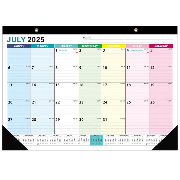 Custom Monthly View Layout Personalized Calendar Printing on Glossy Paper Type