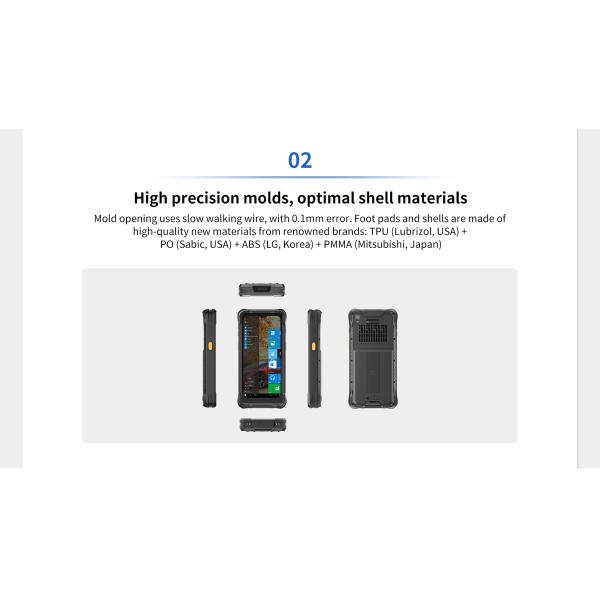 Rugged Handheld Terminal PDA Emdoor 5 inch Android 11 Barcode Scanner NFC 4G Bluetooth IP65
