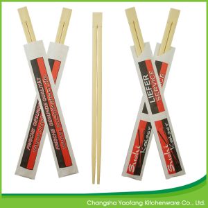 China Biodegradable Disposable Bamboo Chopsticks Restaurant Twins 24cm Customized on sale
