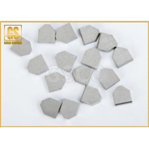Buy cheap Glossy Hard Metal Tungsten Carbide Brazed Tips High Wear Resistance product