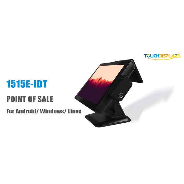 1024*768 15 Inch Self Service Dual Screen Android POS PC