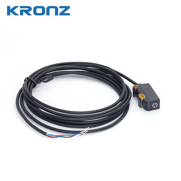 Micro Photoelectric Sensor 0-120mm Adjustable Detection PNP NO Output Red Visible Light