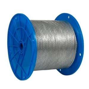 Buy cheap 15xK7 Galvanized Lifting Wire Rope Steel Cable with Impact Resistance and AiSi Standard product