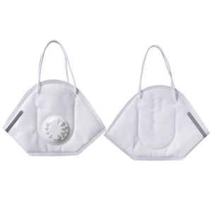Foldable KN95 Disposable Respirator High BFE With Elastic Earloop