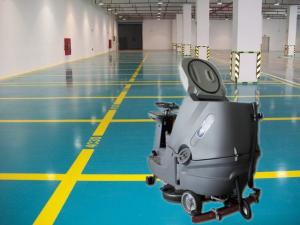 Buy cheap Cleaning Company Washer Scrubber Dryer Machines , Hard Ground Walk Behind Floor Scrubbers product
