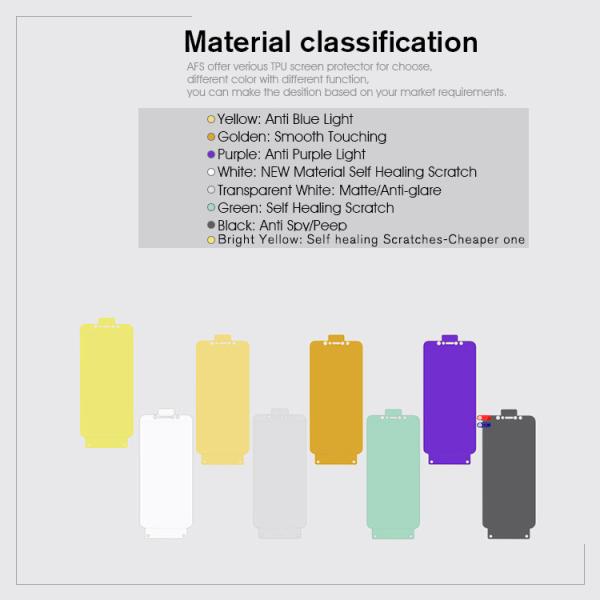 new full edge cover distributor self heal for Samsung S8+ screen protector film