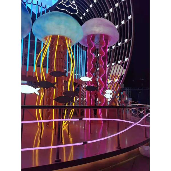 SMD5050 12W/M Waterproof Led Strip Lights SGS For Engineer