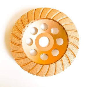 China 4 5 Inch Diamond Turbo Cup Wheel Concrete 125mm Sintered on sale