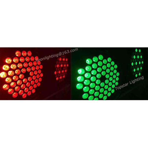 Tri Color RGB Led Par Light 54 3w Cast Aluminum Housing Led Spot Light