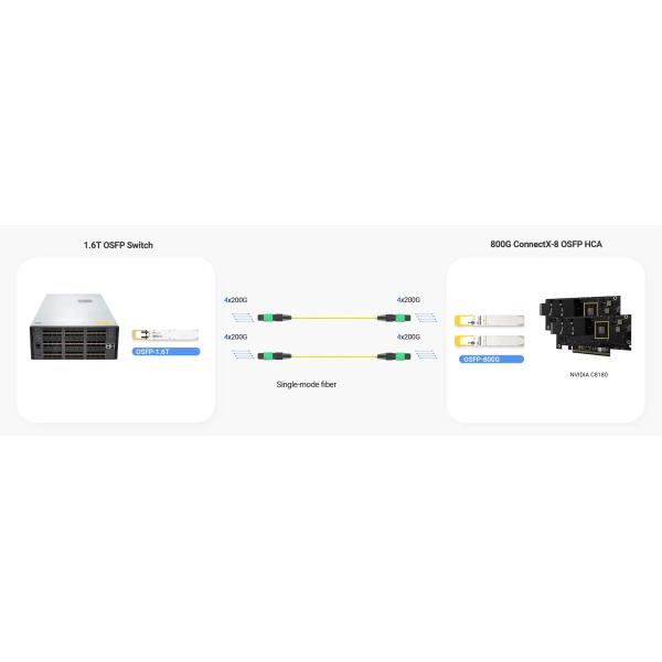 800G Adapter Card Mellanox ConnectX-8 SuperNIC for Ai Server Dual Port InfiniBand Network Card