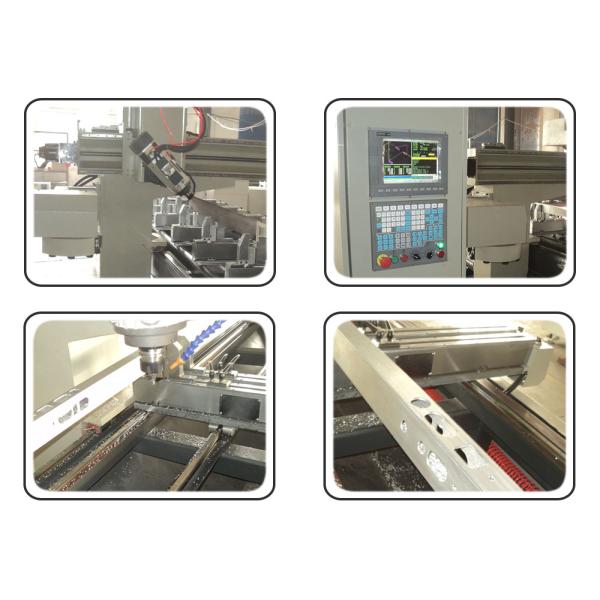 Single Arm 4 Axis CNC Router Machine For Caring Drilling Holes On Square Cylinder