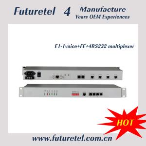 Buy cheap Fiber Optical E1 interface 1voice Ethernet 4RS232 multiplexer product