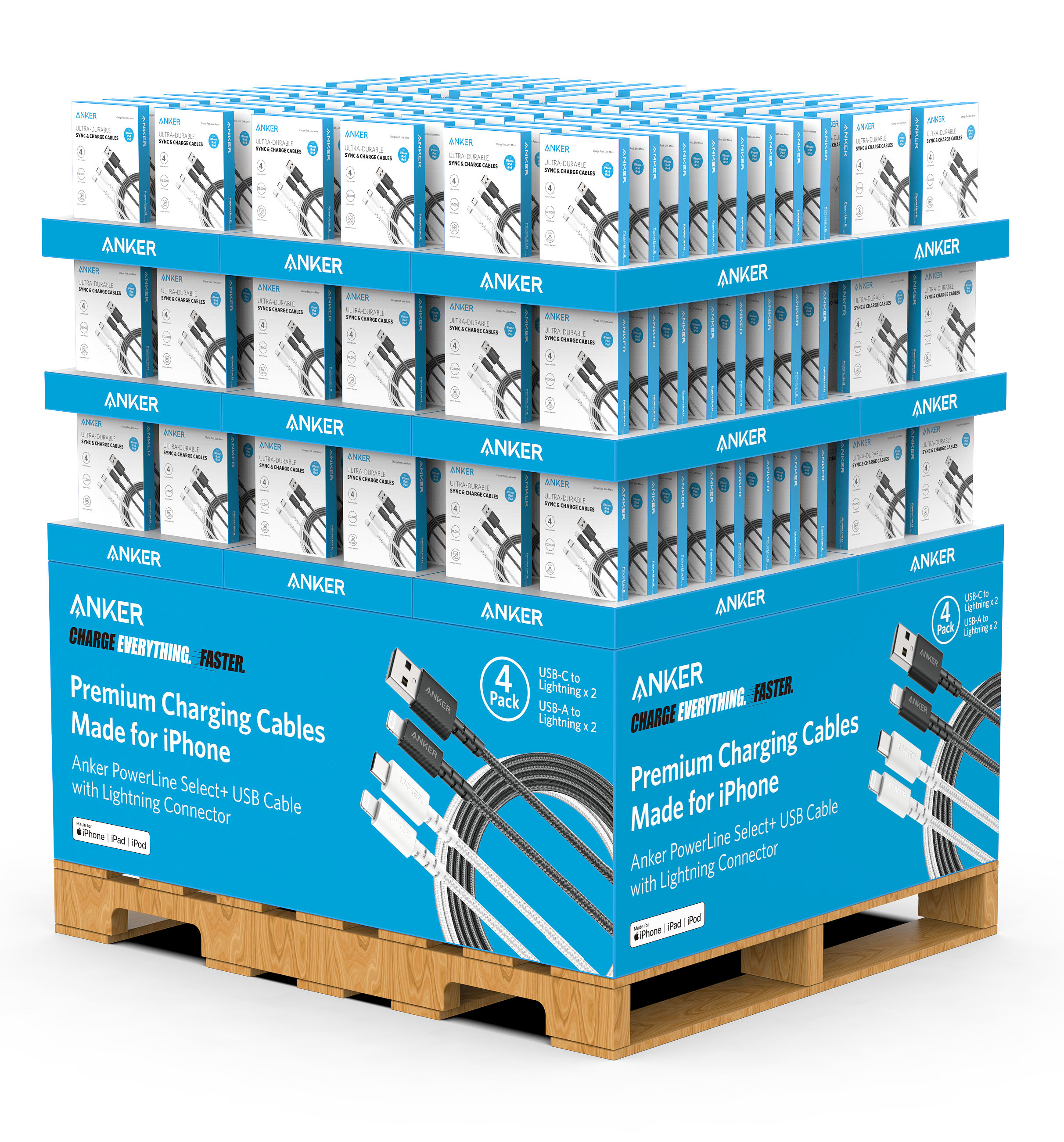 Buy cheap Supermall Half Pallet Store Displays Multifunctional Practical product