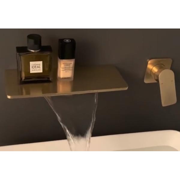 CE Waterfall Split Wall Mounted Concealed Basin Faucet